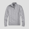 Pull en maille demi-zip pour homme - La maille câblée intemporelle rencontre la sophistication moderne