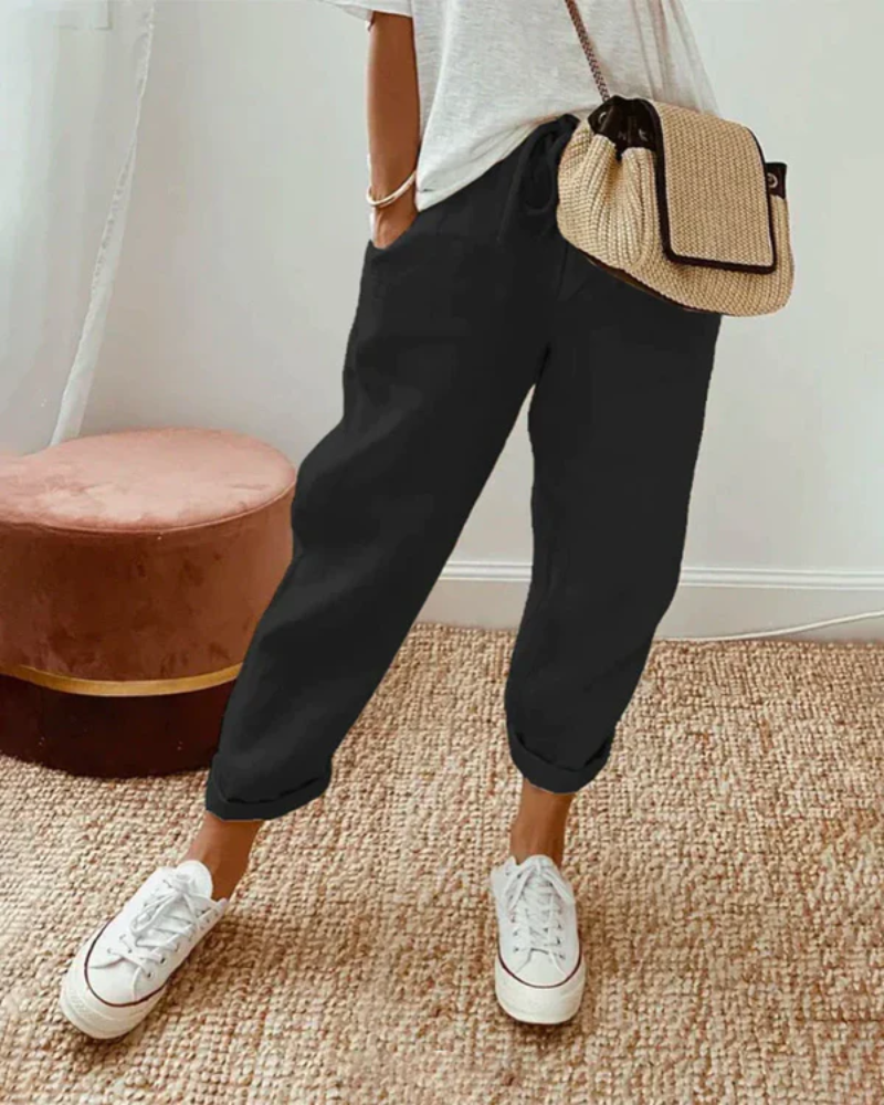 Women's Premium Linen Trousers | Breathable