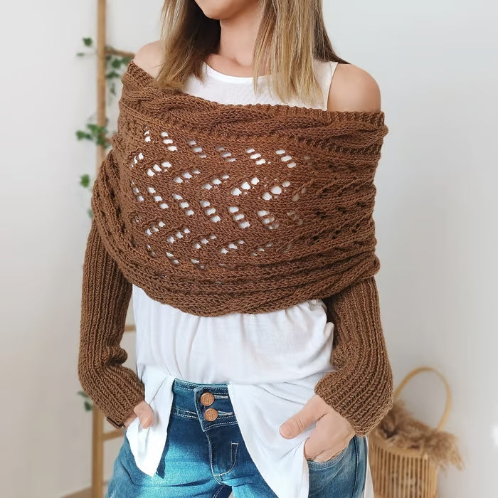 Écharpe douillette de style bohémien pour femmes