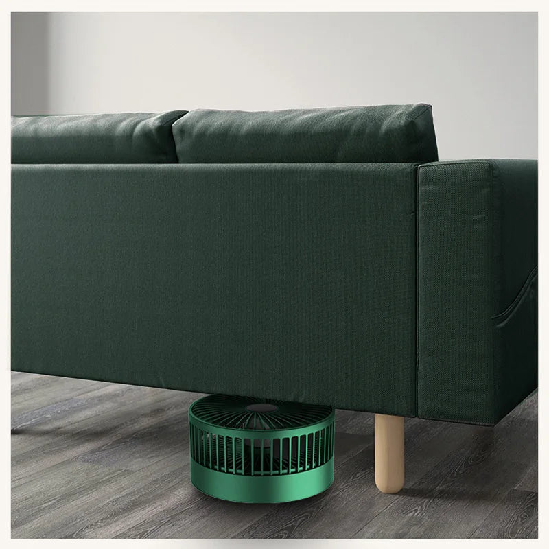 Foldable USB Desk Fan | Portable Rechargeable Table Fan with 5 Speeds and Quiet Airflow | Telescopic Personal Cooling Fan