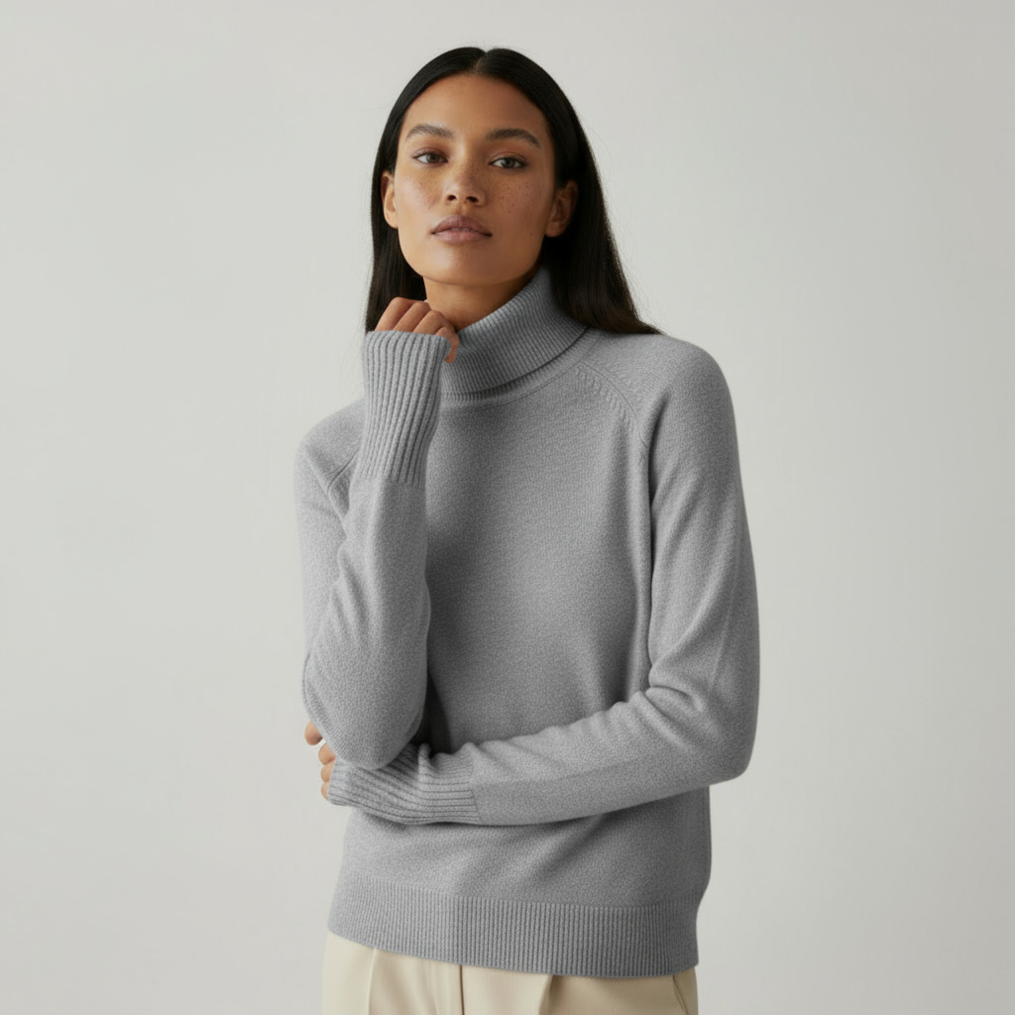 Maglione dolcevita da donna - Eleganza senza tempo e comfort moderno
