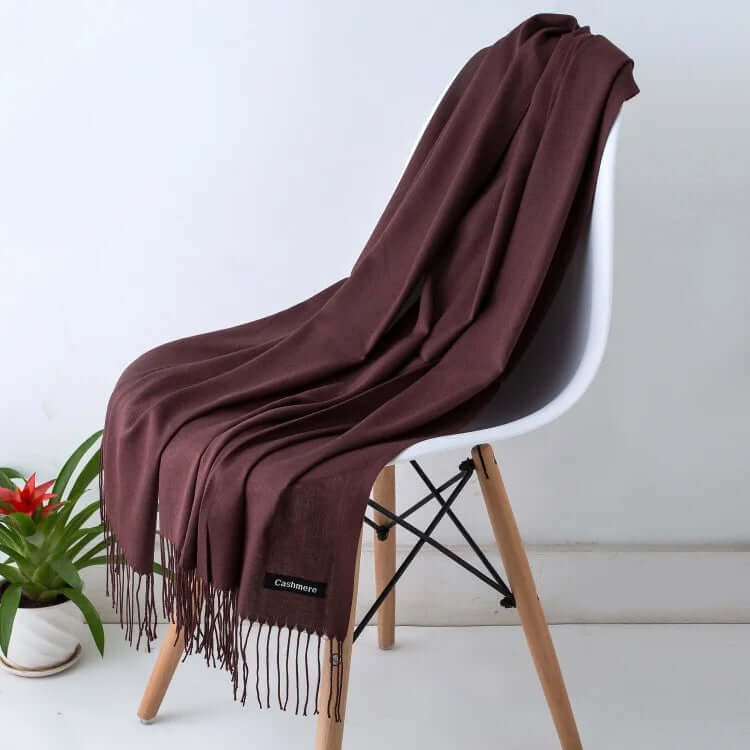 Dámský měkký šátek – lehký šátek na každodenní nošení – velký oversized šátek pro vrstvení – měkký a hřejivý zimní šátek