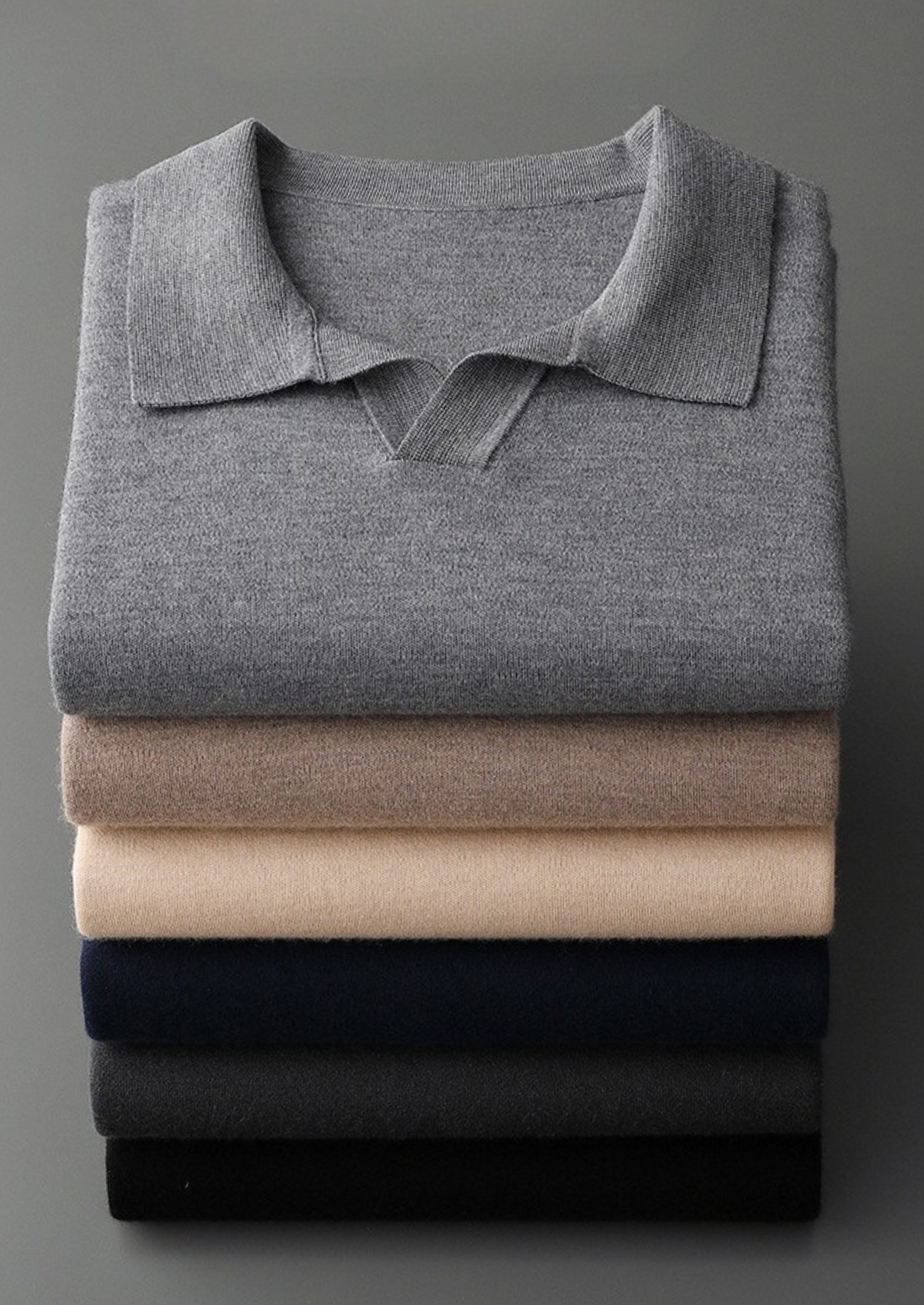 Long Sleeve Knit Sweater for Men - Image 6
