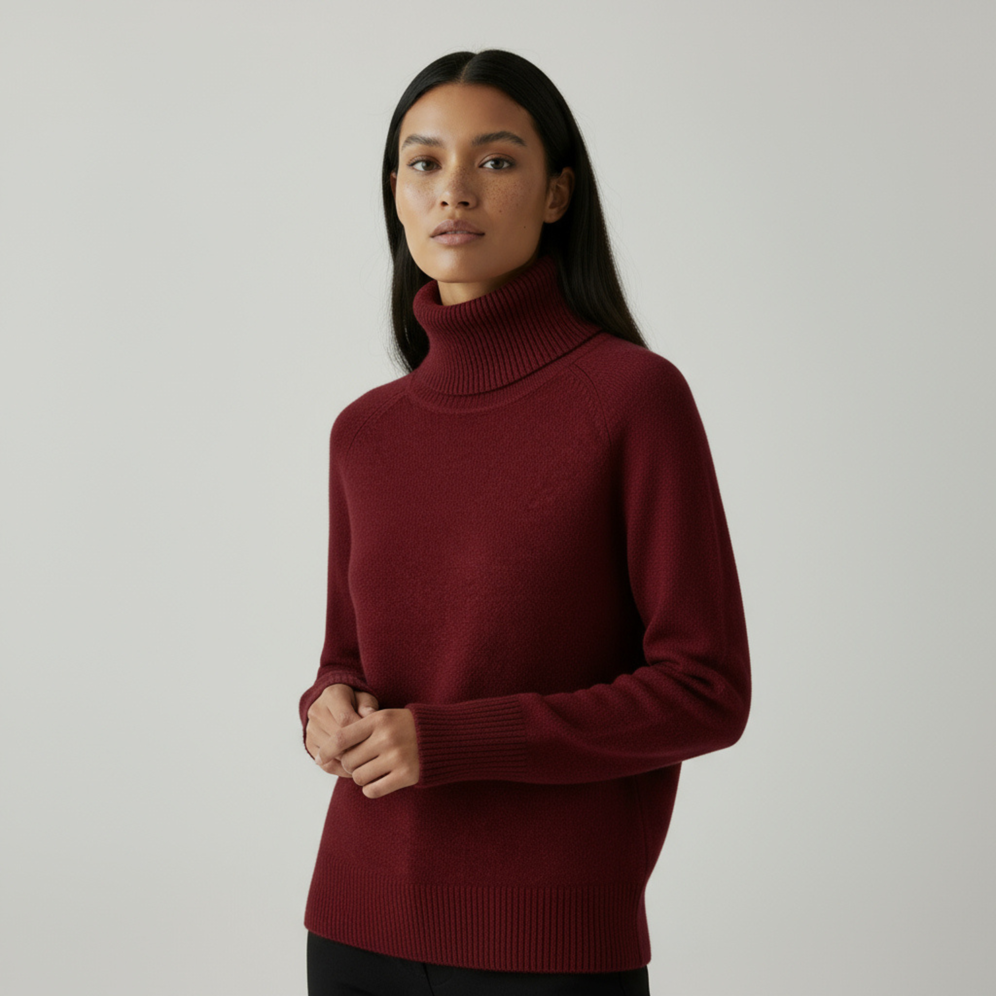 Maglione dolcevita da donna - Eleganza senza tempo e comfort moderno
