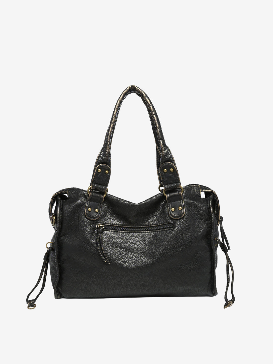 Bolso de hombro y bandolera de piel vegana | Compacto