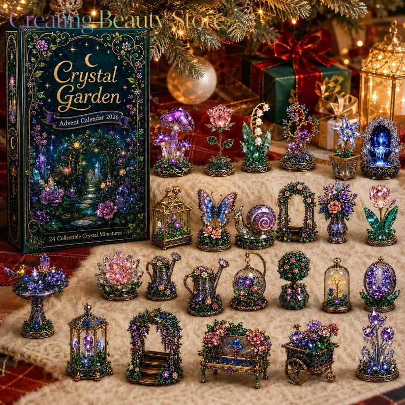 2026 Magic Animal-julekalender – Christmas Crystal-serien – Kalender-blindbox