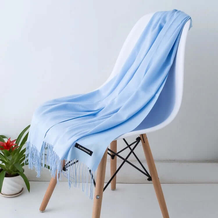 Dámský měkký šátek – lehký šátek na každodenní nošení – velký oversized šátek pro vrstvení – měkký a hřejivý zimní šátek