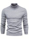 Maglione da uomo a collo alto | Collo a costine