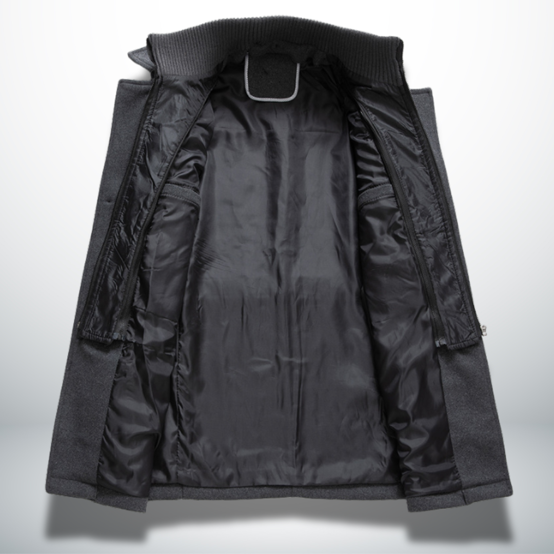Double Breasted Overcoat for Men - Image 6