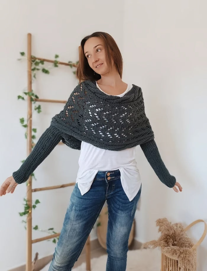 Écharpe douillette de style bohémien pour femmes