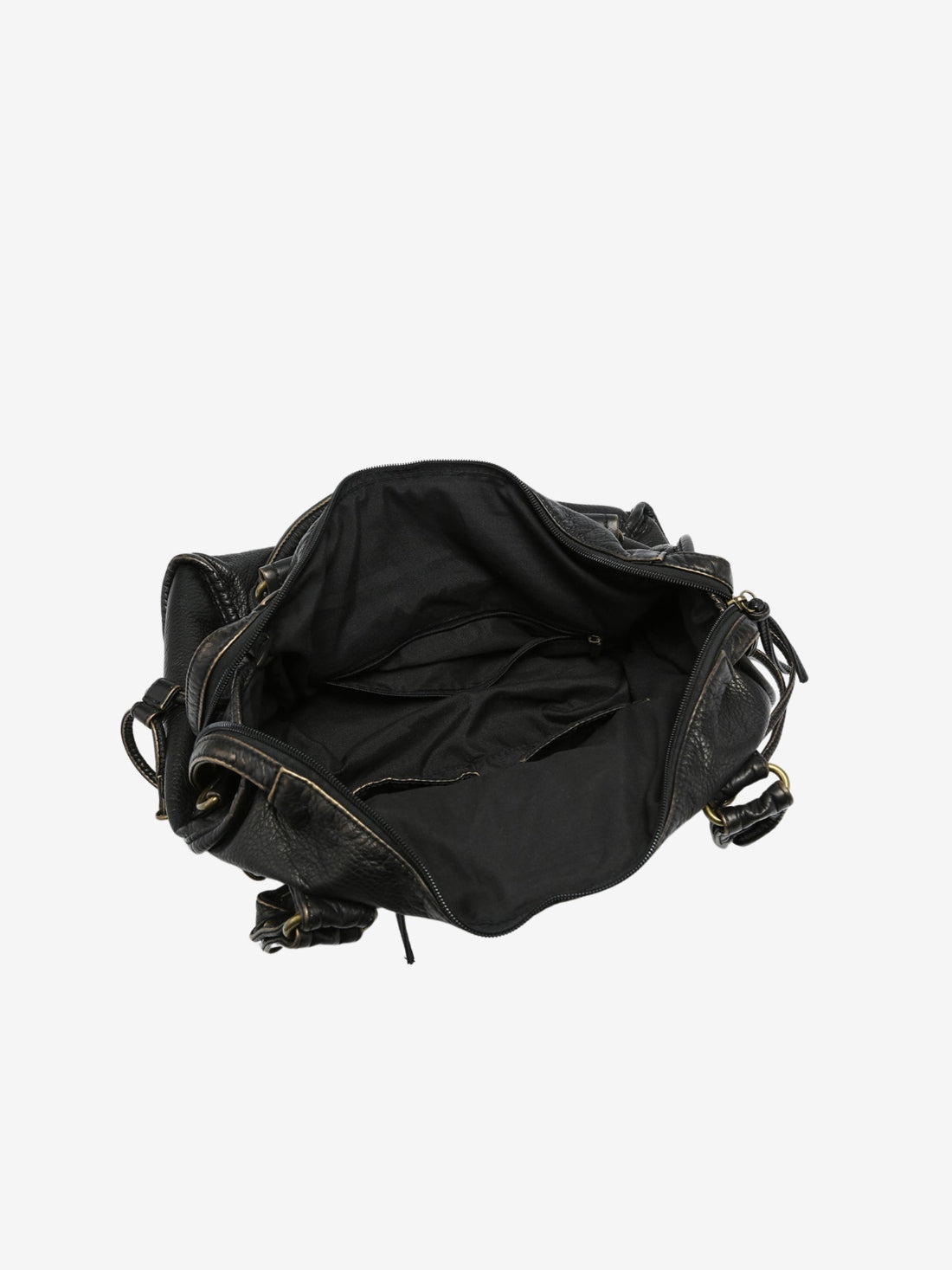 Bolso de hombro y bandolera de piel vegana | Compacto