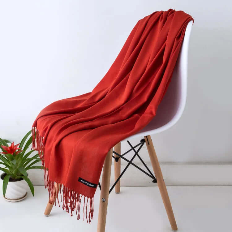 Dámský měkký šátek – lehký šátek na každodenní nošení – velký oversized šátek pro vrstvení – měkký a hřejivý zimní šátek