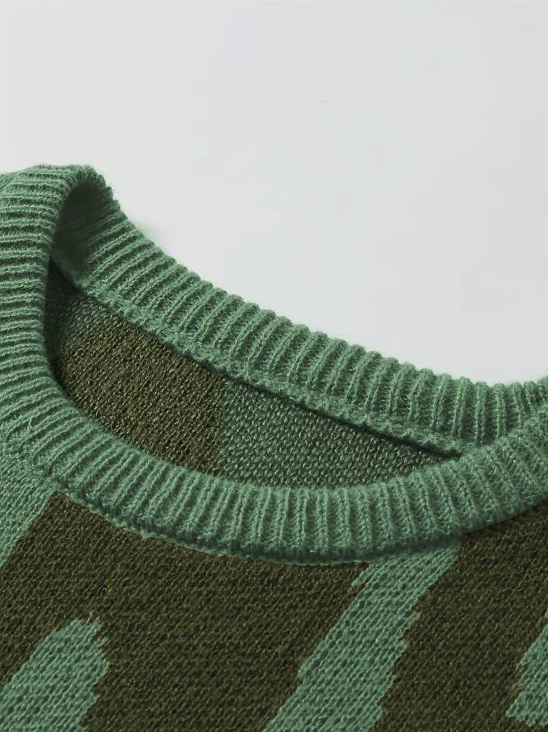 Graphic Crewneck Sweater for Men - Image 23
