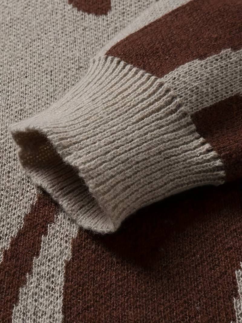 Graphic Crewneck Sweater for Men - Image 9
