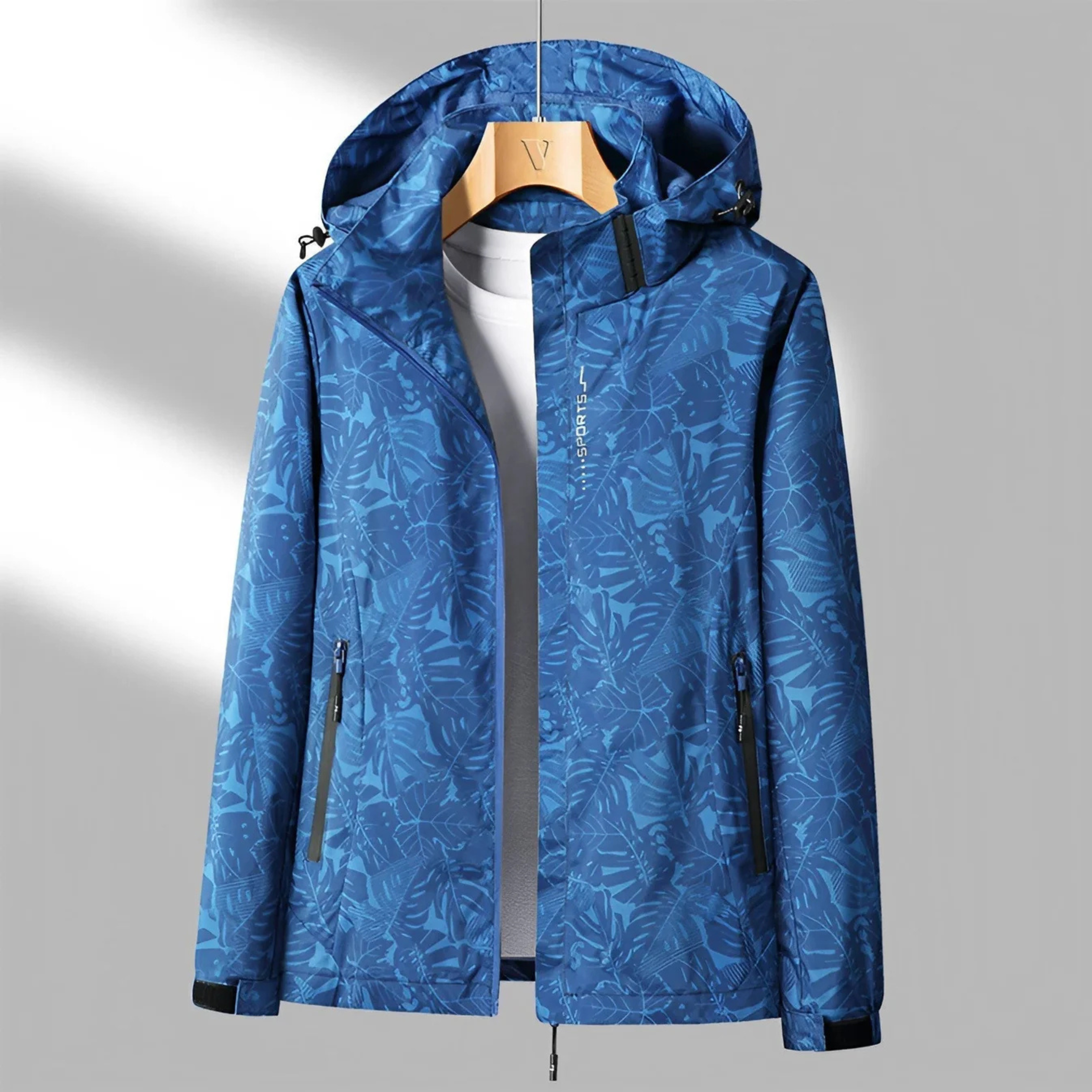 Elegant Waterproof Opaline Jacket | Lightweight Windproof Shell