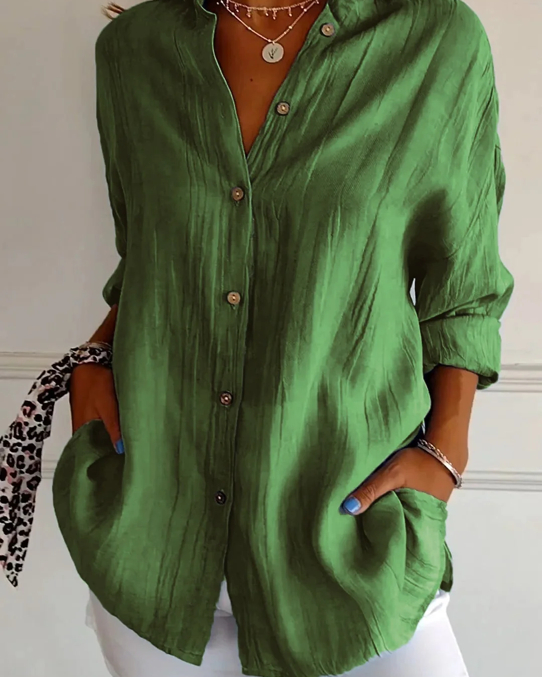 Women's Elegant Blouse | Soft Breathable | Flattering Tapered Waist