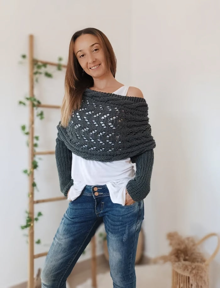 Écharpe douillette de style bohémien pour femmes