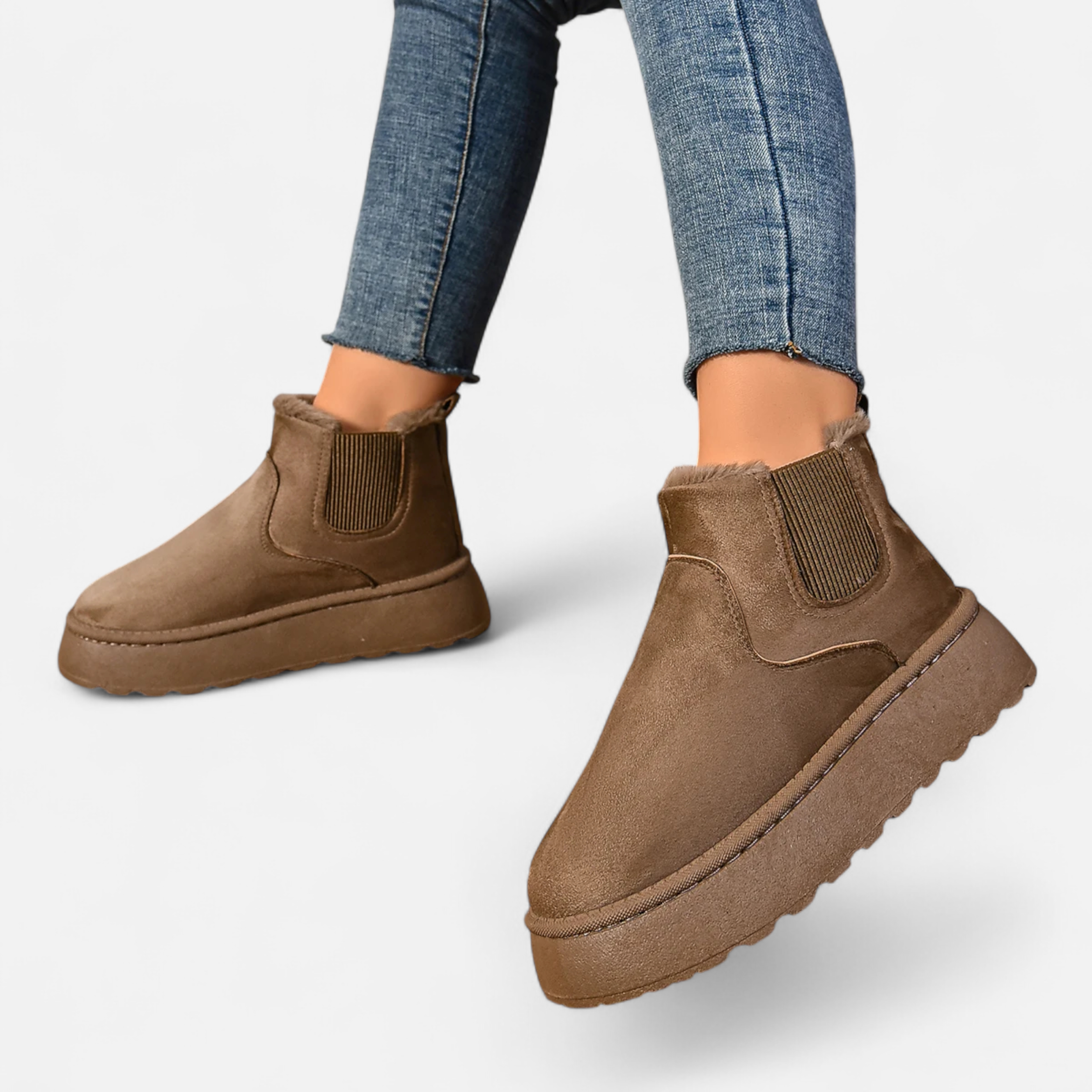 Platform Chelsea Ankle Boots for Women - Image 8