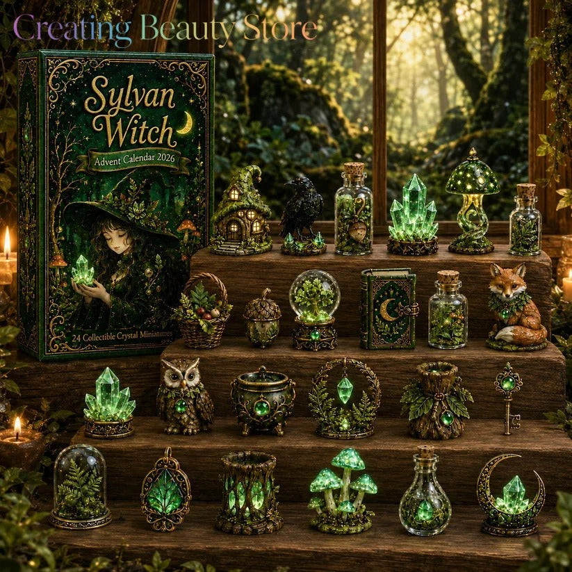 2026 Magic Animal-julekalender – Christmas Crystal-serien – Kalender-blindbox