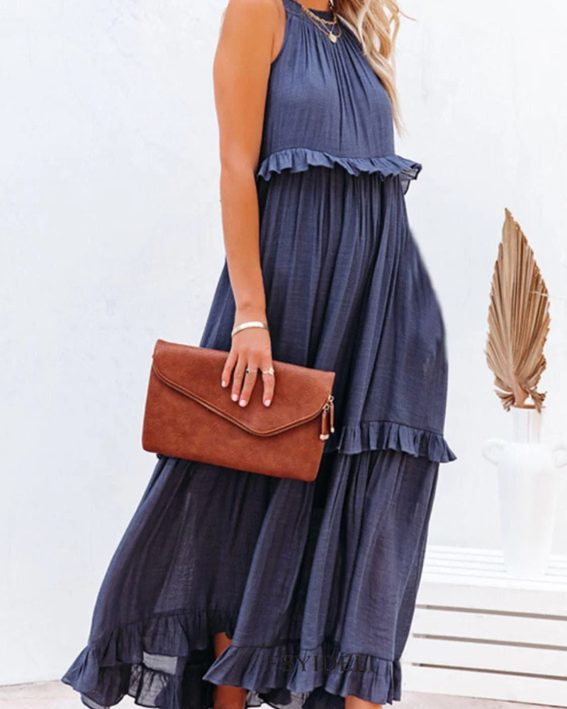 Elegant Flowy Maxi Dress | Flattering Fit