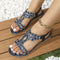 Ella Women's Sandals - Orthopedic Comfortable Sandals with Boho-Design and Non-Slip Sole