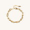 Pulsera minimalista con cadena de oro | Chapada en oro de 18 quilates