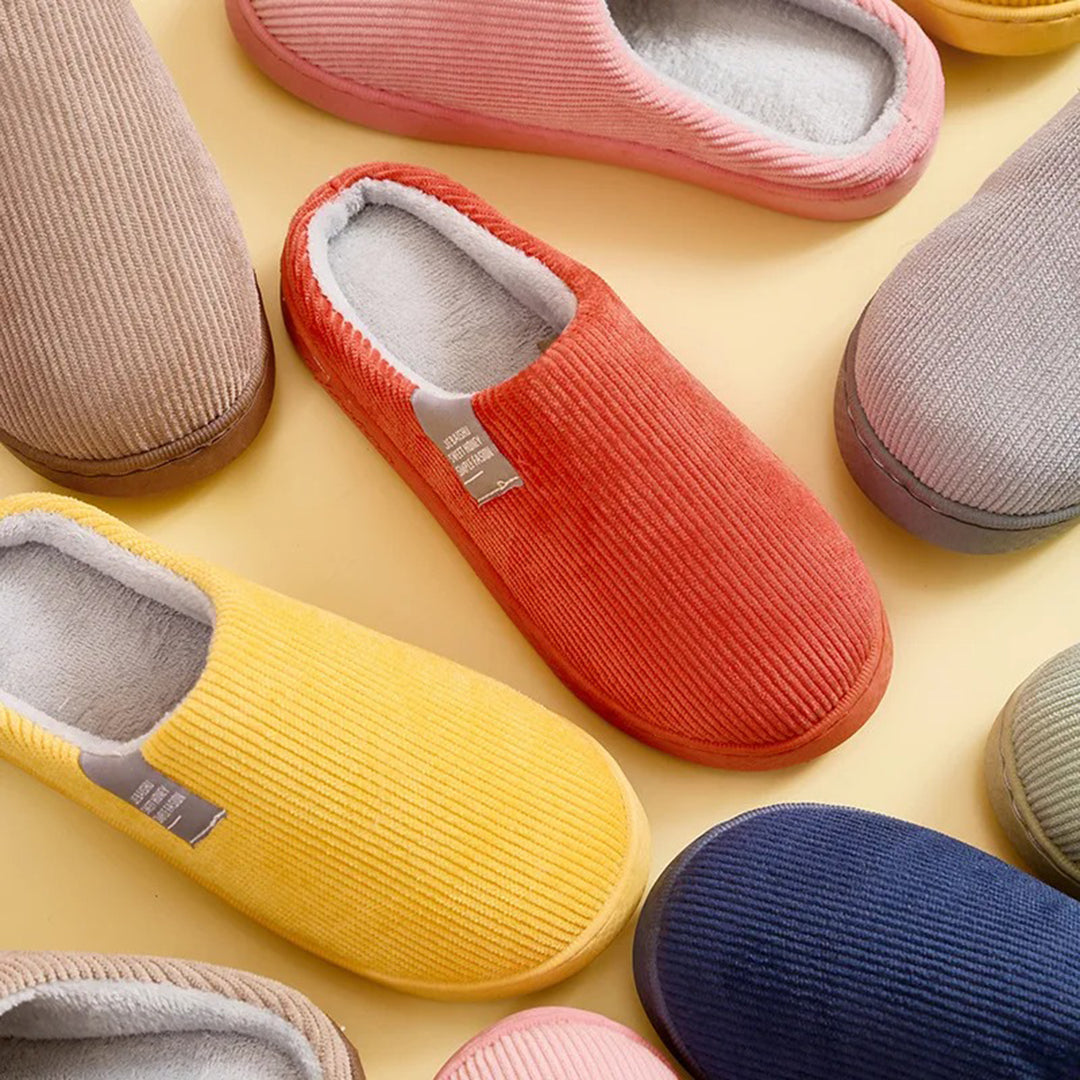 Zapatillas de invierno sin cordones para mujer | Con forro suave