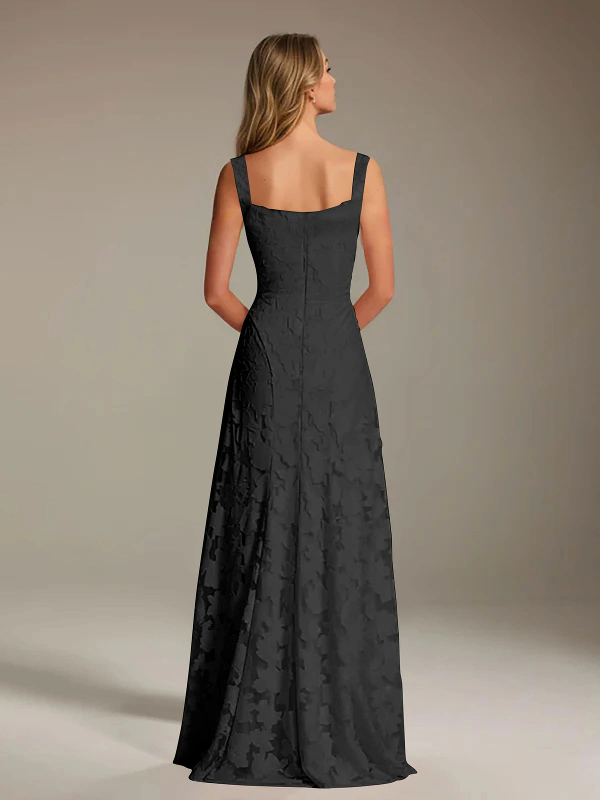 Alyssa Floral Lace Bridesmaid Dress – Elegant A-Line Design for Special Occasions 5