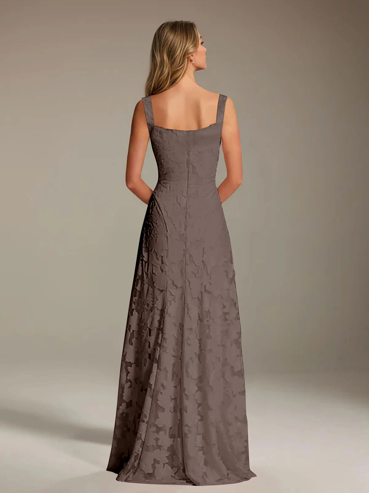 Alyssa Floral Lace Bridesmaid Dress – Elegant A-Line Design for Special Occasions 7