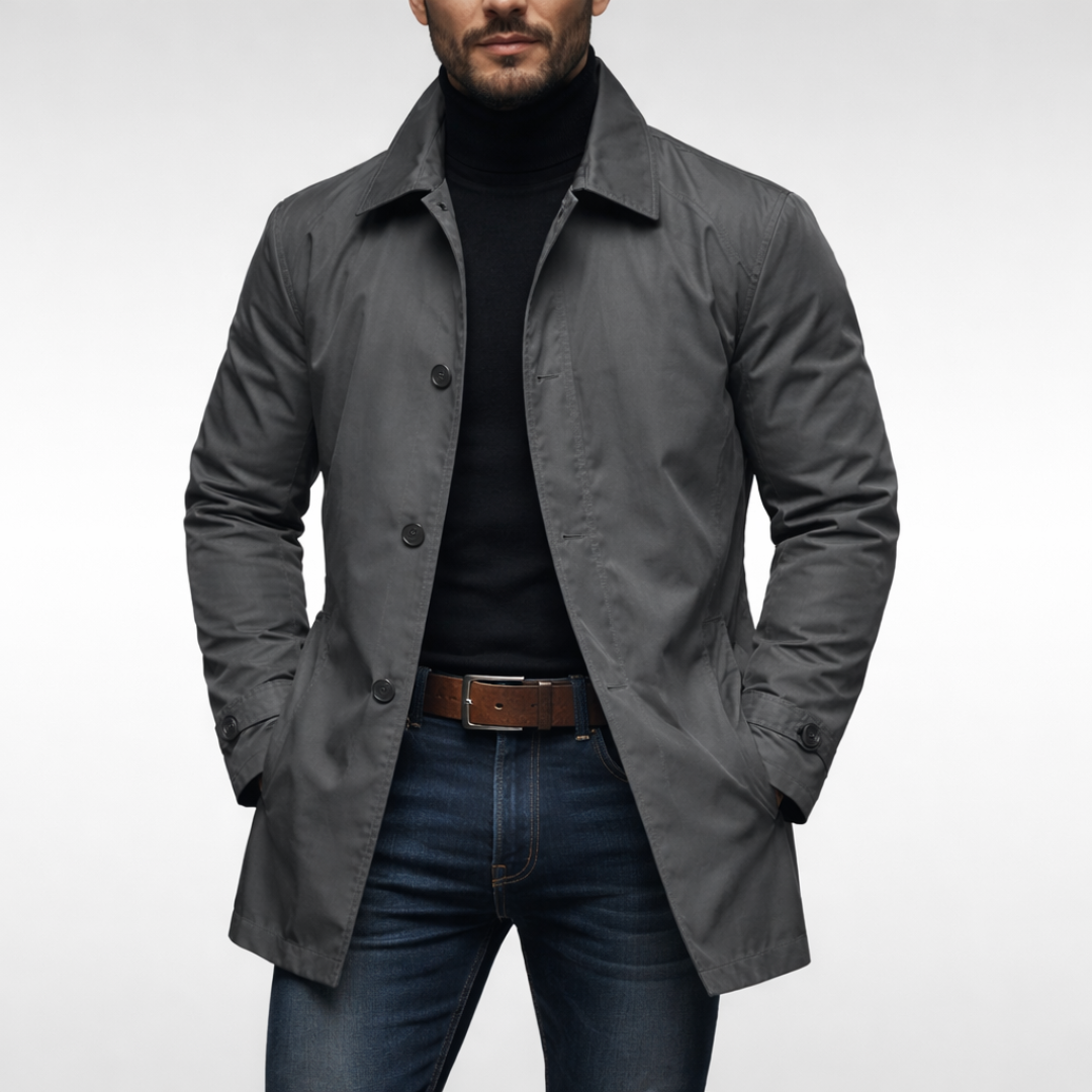 Axton | Stylish Weather-Resistant Men's Overcoat 0