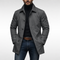 Men's Weather-Resistant Overcoat | Lightweight Windproof Jacket for Fall and Winter | Casual Relaxed Fit Outerwear with Pockets