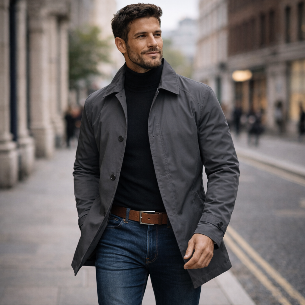 Axton | Stylish Weather-Resistant Men's Overcoat 1