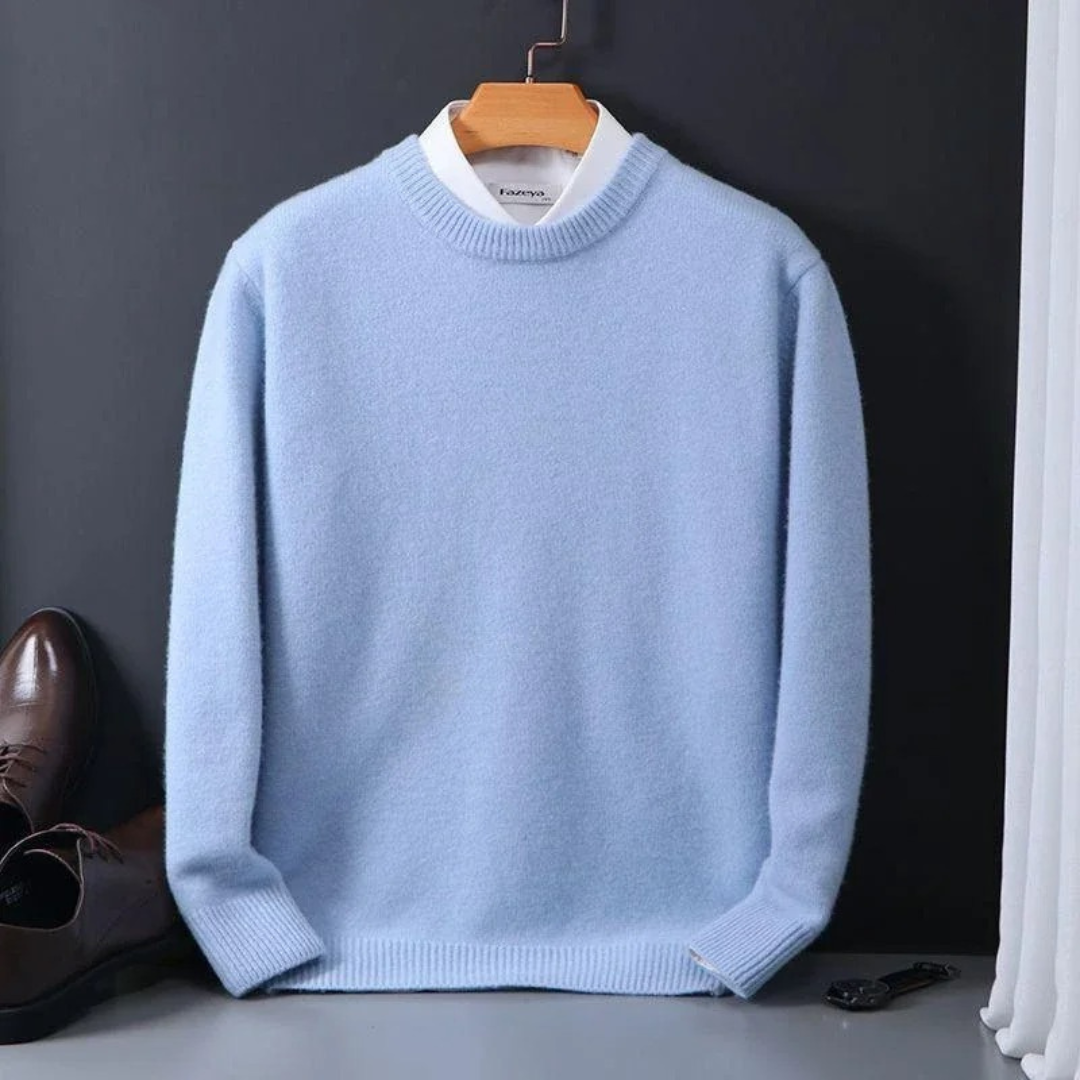 Pull à col rond | Tricot léger haut de gamme