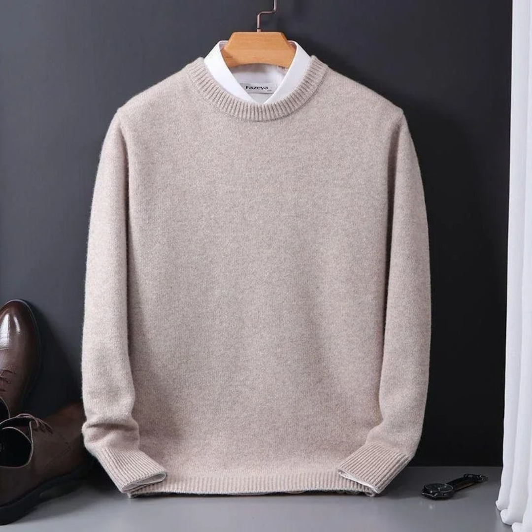 Pull à col rond | Tricot léger haut de gamme