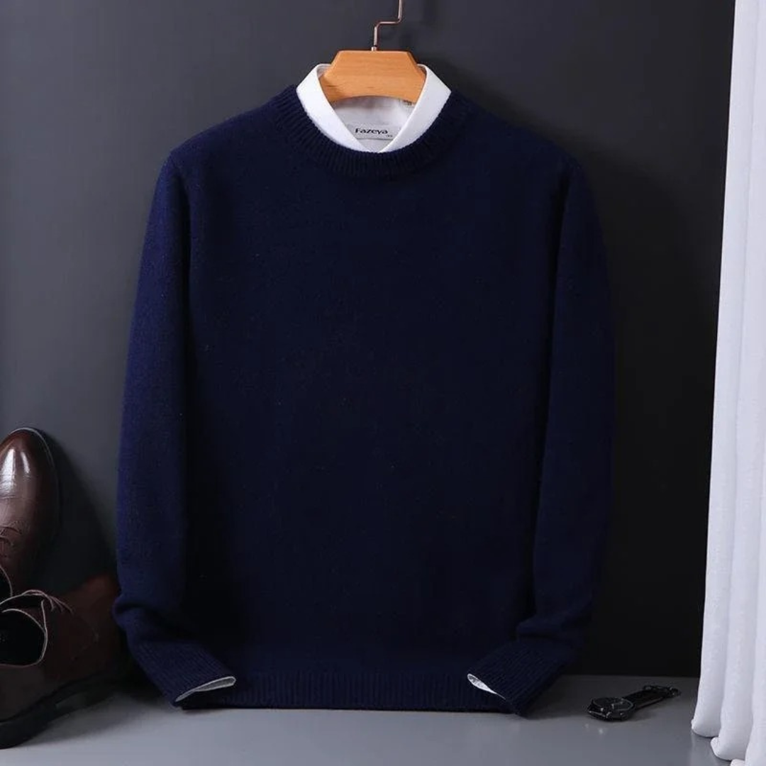 Pull à col rond | Tricot léger haut de gamme