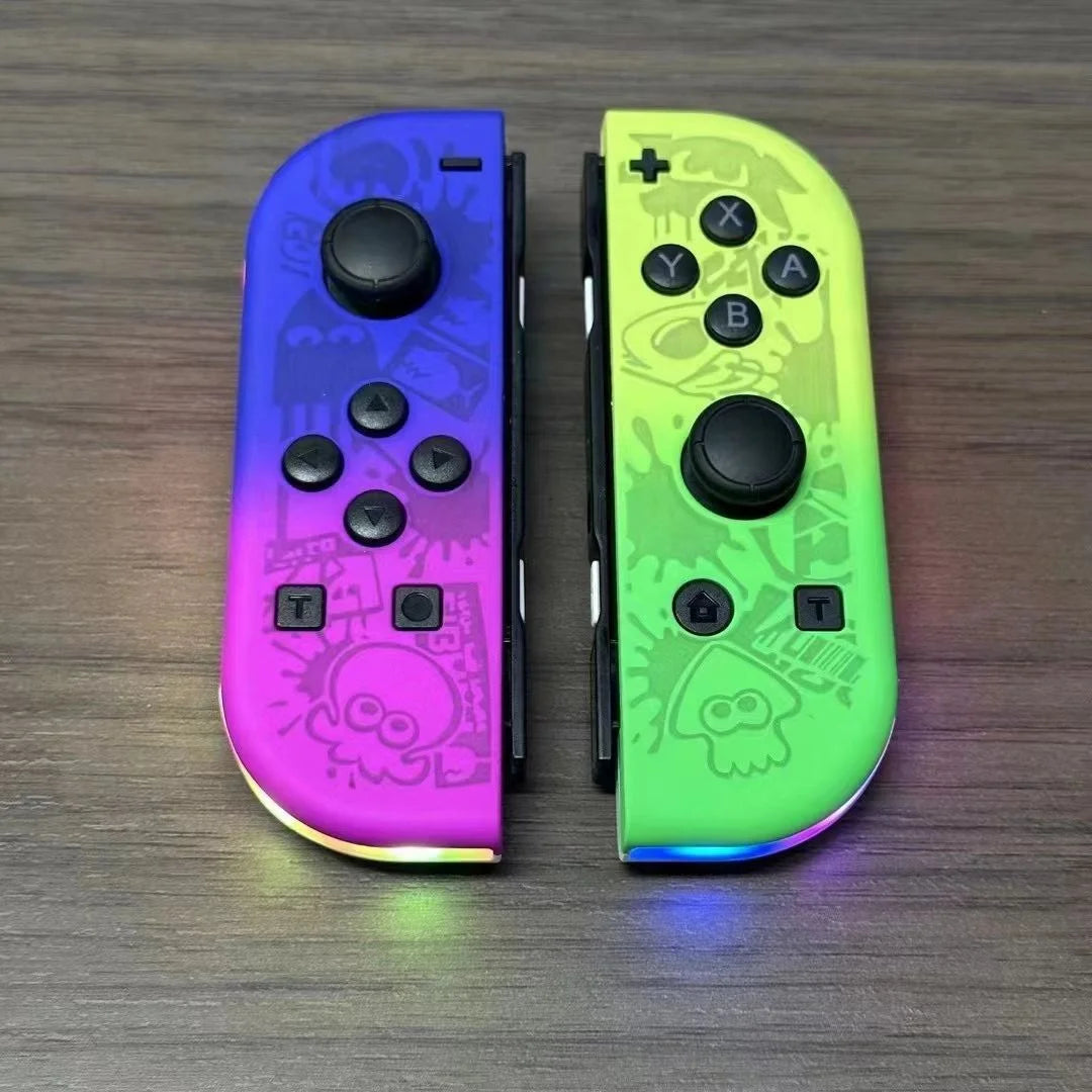 MEELANO Trådløs Bluetooth Joystick Til Nintendo Switch – LED-Håndtag I Unikke Farver