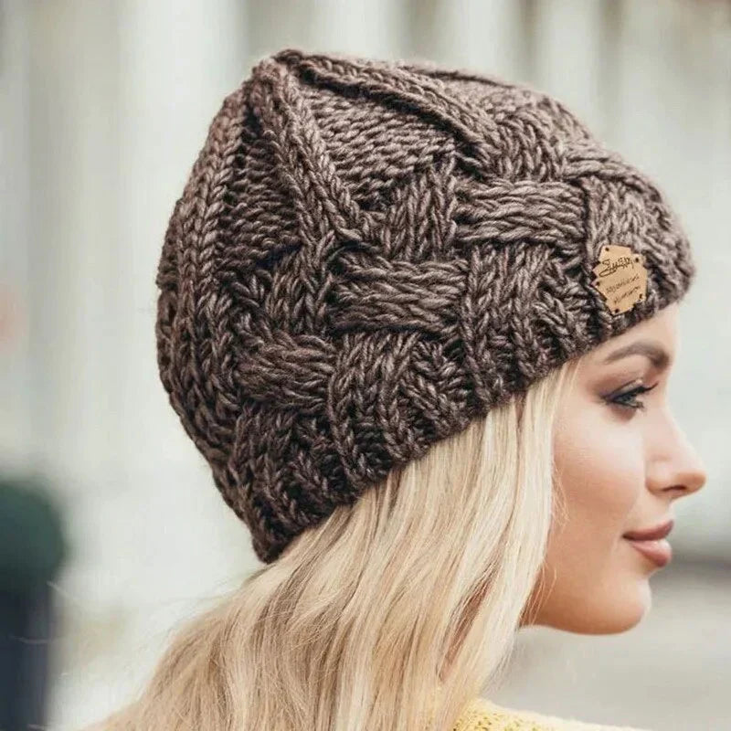 Berretto a maglia morbido e alla moda per uomo e donna
