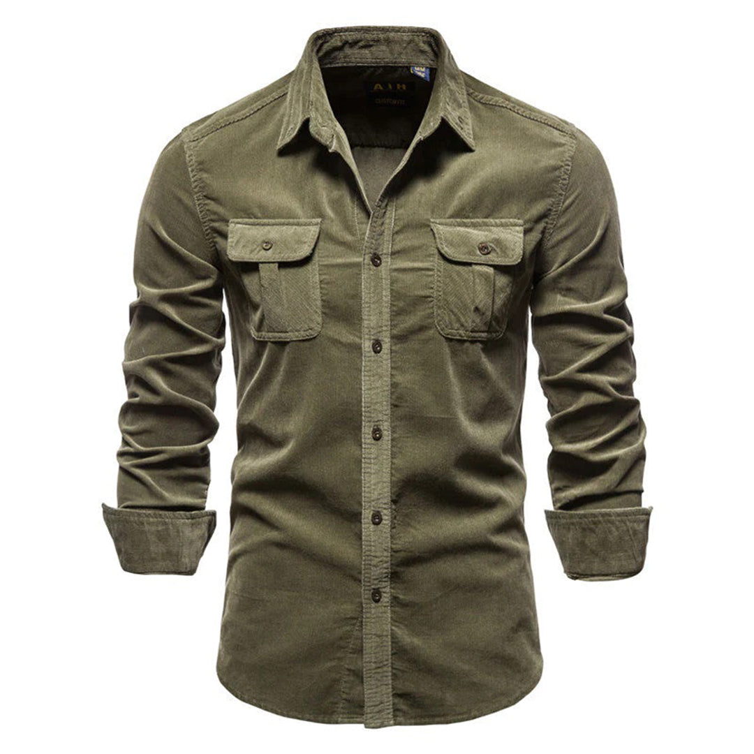 Men's Corduroy Summer Shirt | Breathable, Modern Casual Fit