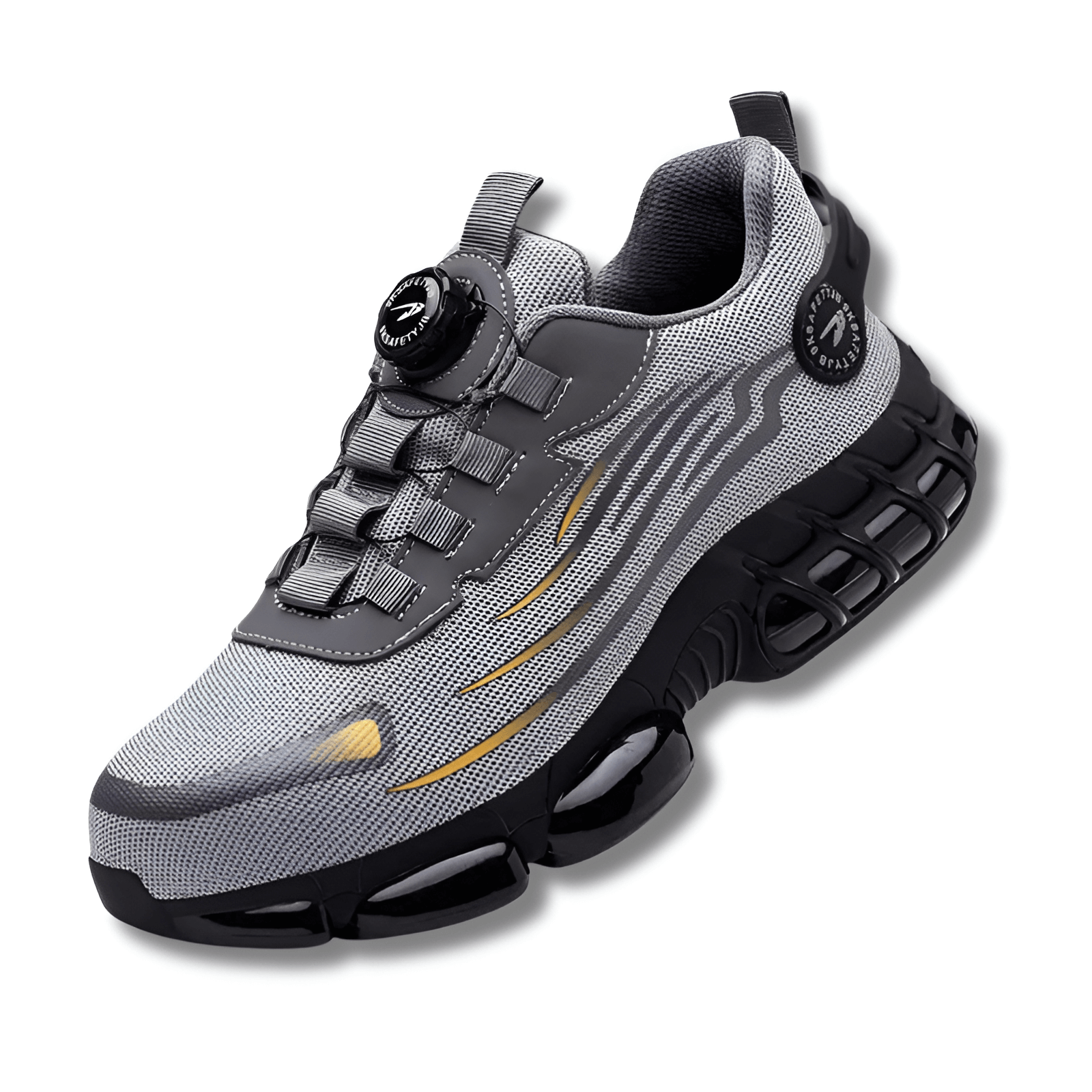 Men's Steel Toe Safety Sneakers | Lightweight Puncture Proof Work Shoes | Breathable Non-Slip Protective Trainers for Men
