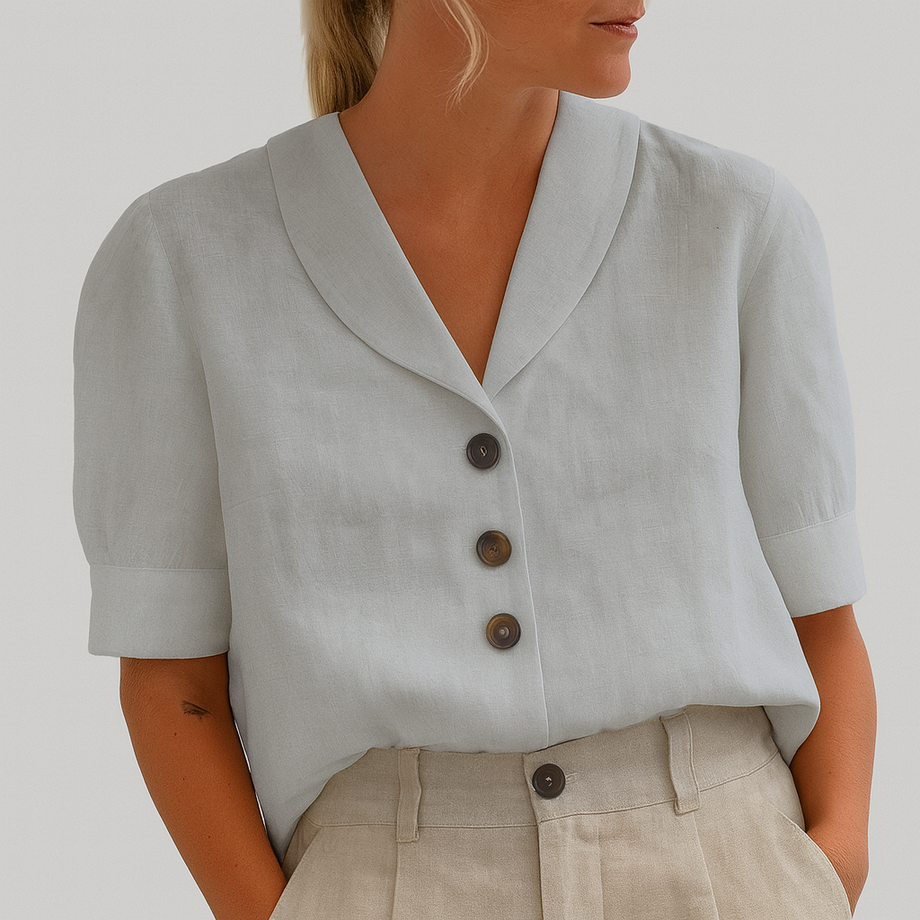 Maglietta estiva leggera da donna | Top a maniche corte dal taglio dritto e morbido | Maglietta basic casual per tutti i giorni in morbida maglia elasticizzata
