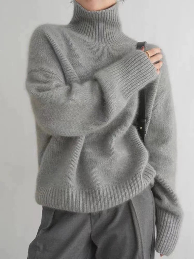 Pull en cachemire à col montant Luxe | Une élégance naturelle