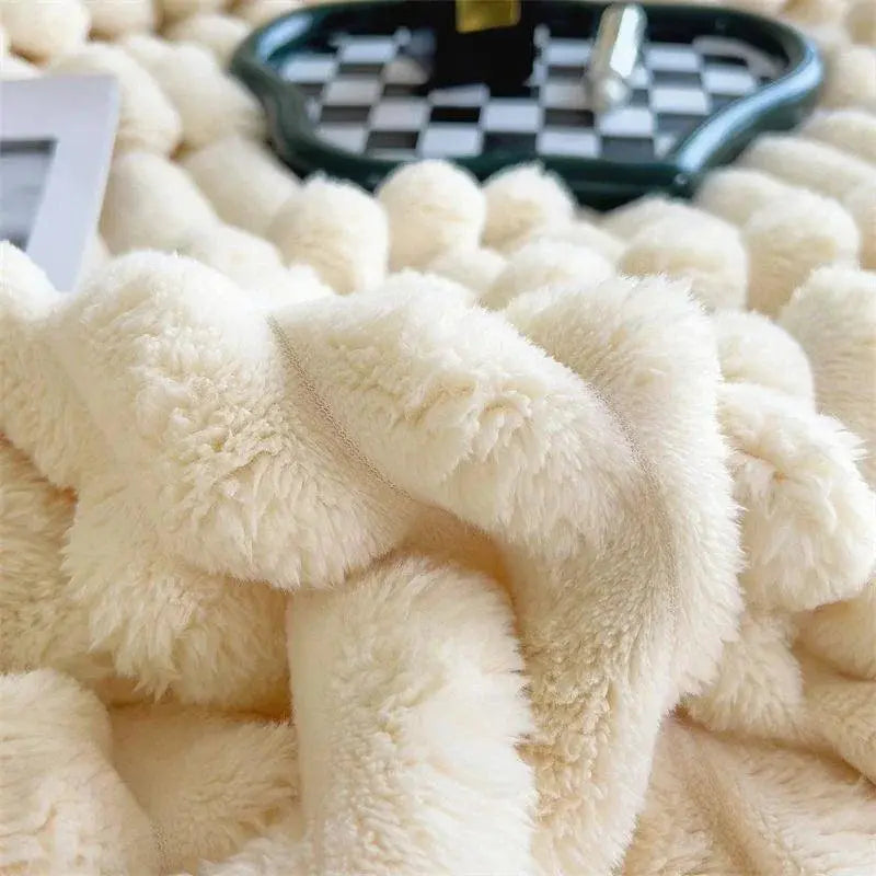 Plush Textured Throw Blanket - Image 9