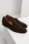 Mocassins en daim pour homme | Chaussures habillées sans lacets avec semelle intérieure souple et semelle extérieure antidérapante | Chaussures polyvalentes de style « smart casual »