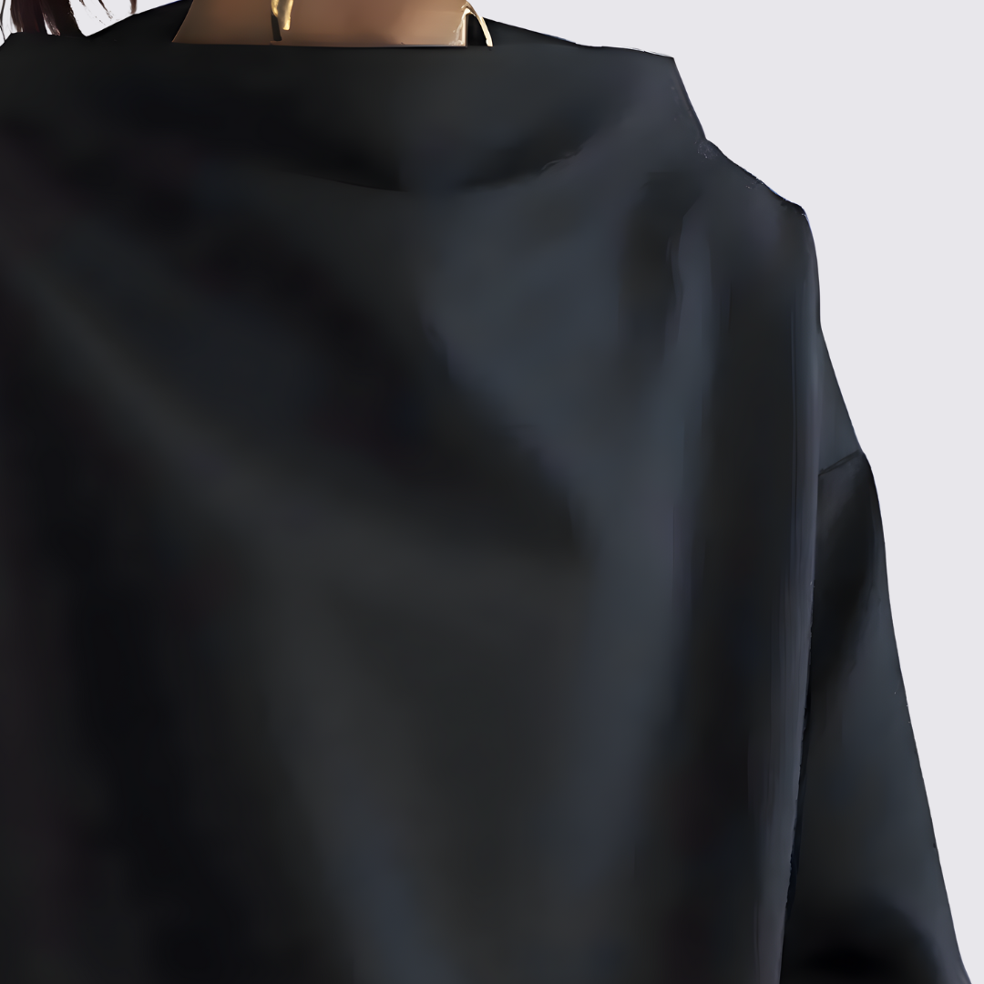 Long Sleeve Oversized Blouse for Women - Image 6