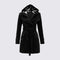 Hooded Belted Coat for Women