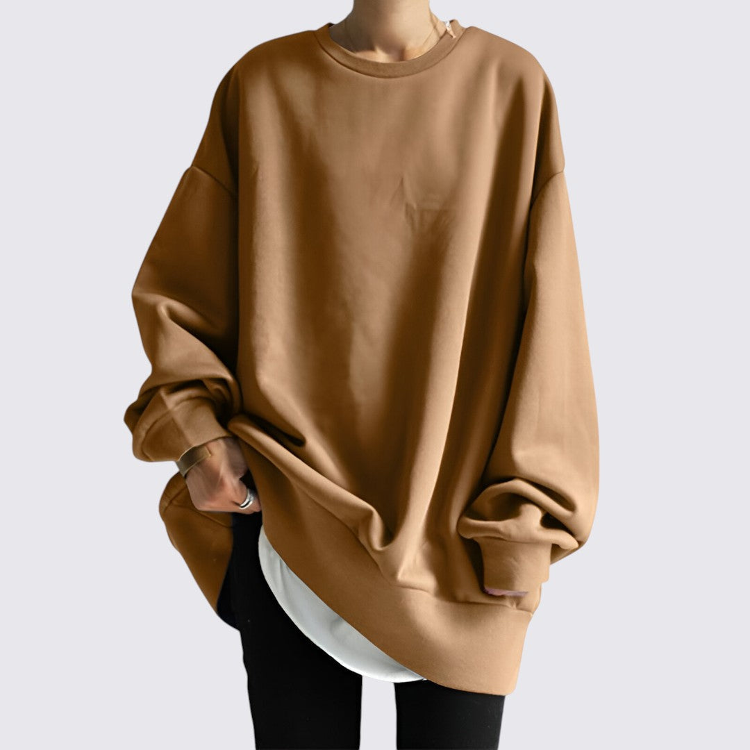 Oversized Long Sleeve Sweatshirt for Women - Image 4