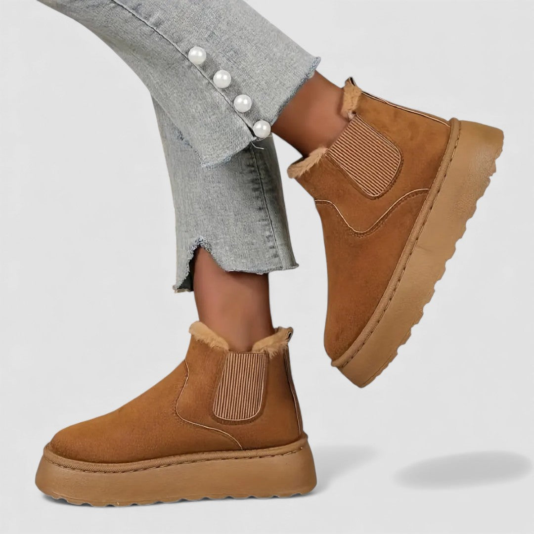 Platform Chelsea Ankle Boots for Women - Image 12