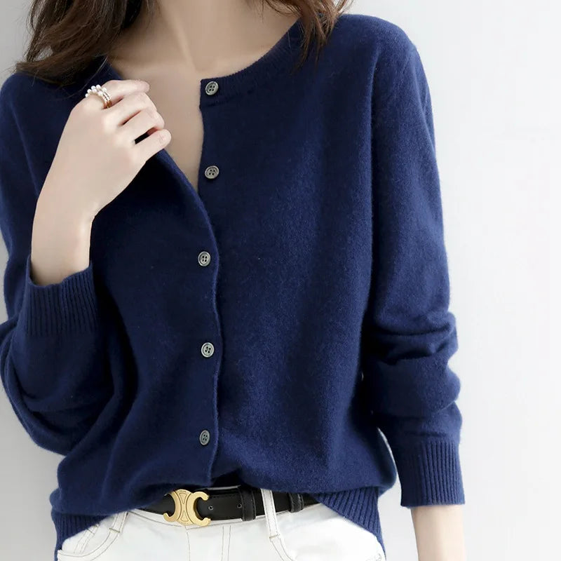 Cardigan Gisela | Cardigan din cașmir cu nasturi moi