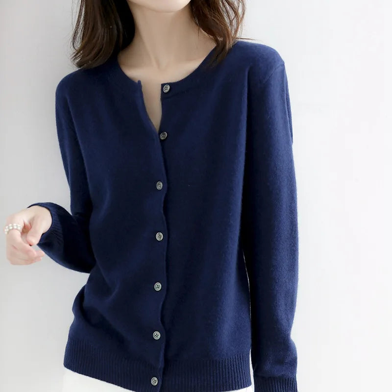 Cardigan Gisela | Cardigan din cașmir cu nasturi moi
