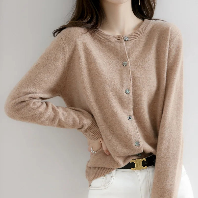 Cardigan Gisela | Cardigan din cașmir cu nasturi moi